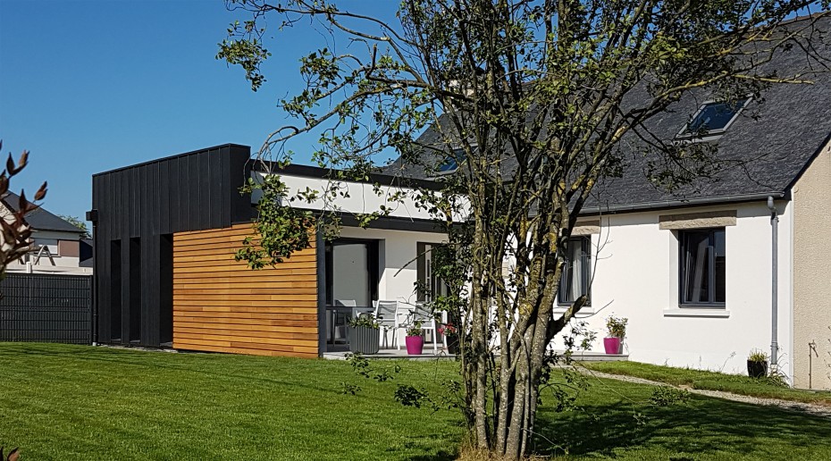 Extension maison architecte rennes 1.2 vue lise roturier