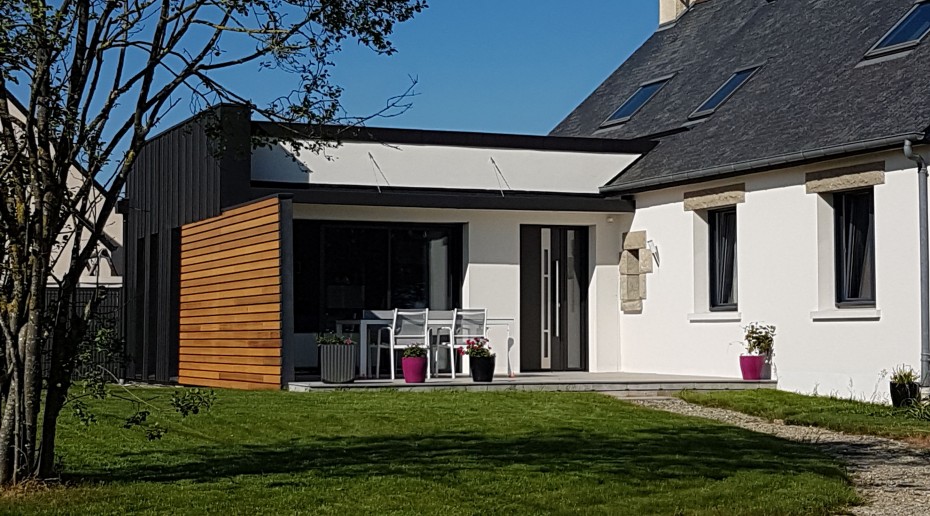 Extension maison architecte rennes 1.2 vue lise roturier